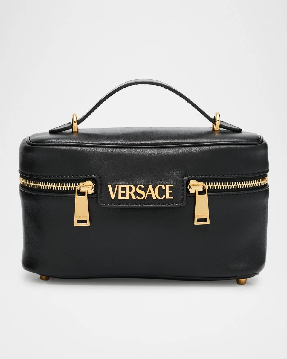 Zip Lamb Leather Shoulder Bag